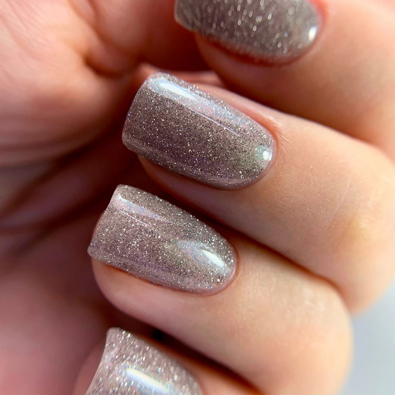 Гель лак PNB Shock Effect, Silver 01