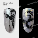 Гель паста PNB барельєф / UV / LED Gel Paste Bas-Relief (чорна), 5 мл