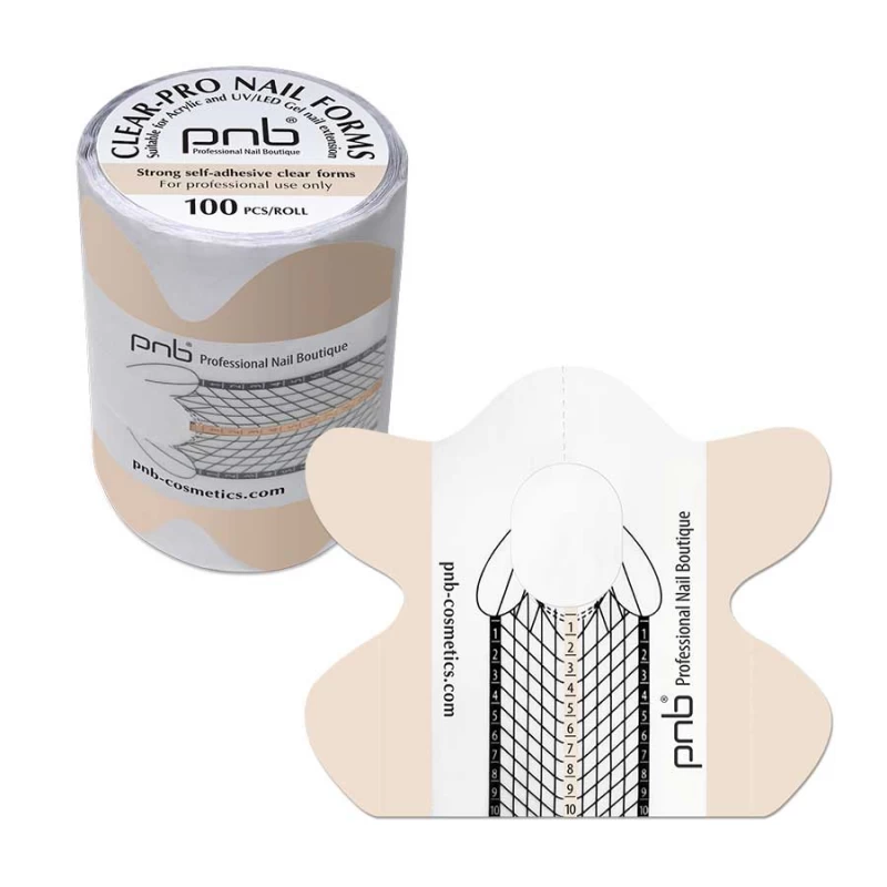 Форми для моделювання прозорі (PVC-пластик) / Clear-Pro Nail Forms PNB