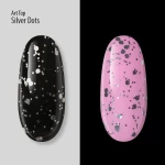 Art Top PNB, Silver Dots, No Wipe, 8 ml