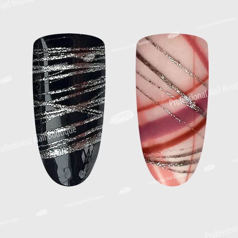 Гель павутинка срібло PNB / UV / LED Web Gel Silver
