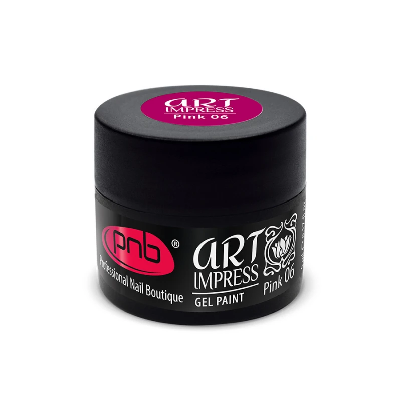 Гель-краска PNB Art Impress 06, розовая