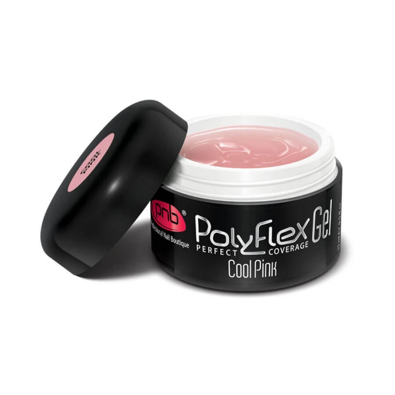 Поліфлекс гель холодний рожевий / UV/LED PolyFlex Gel Cool Pink 15 ml
