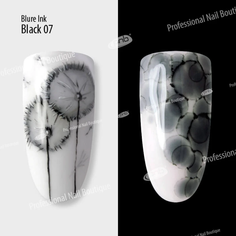 Акварельні краплі чорнила Blur 07 чорні 4 ml