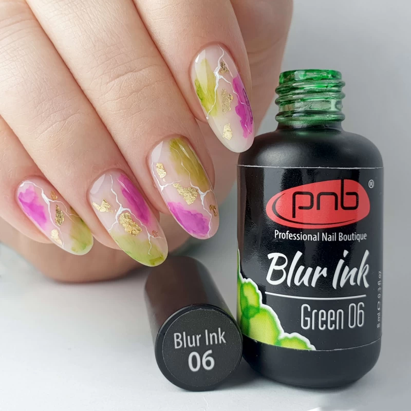 Акварельні краплі чорнила Blur 06 зелені 4 ml