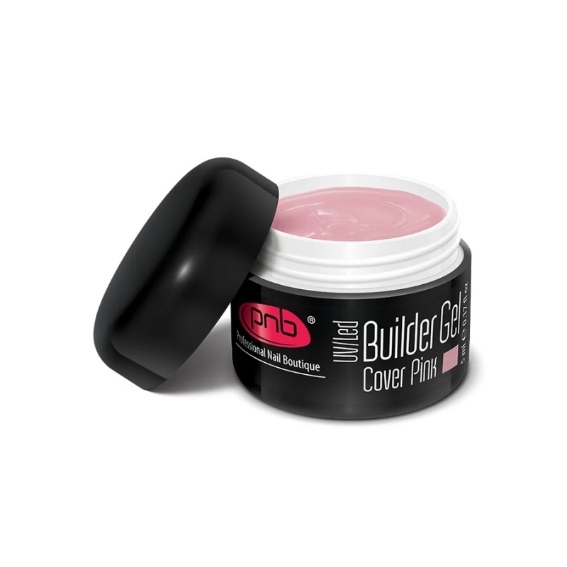 UV/LED Builder Gel Cover Pink 5ml / Гель камуфлюючий рожевий