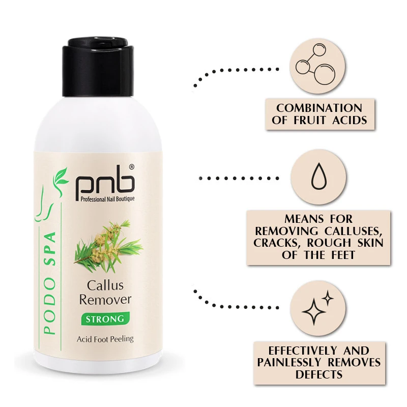 Callus Remover 150 мл / Кислотний пілінг для педикюру, оновлена формула