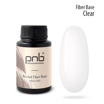 Восстанавливающая база с нейлоновыми волокнами Revital Fiber Base PNB, Clear, HEMA FREE, 30 мл