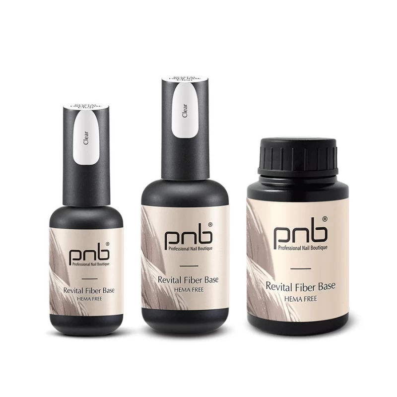 Восстанавливающая база с нейлоновыми волокнами Revital Fiber Base PNB, Clear, HEMA FREE, 17 мл