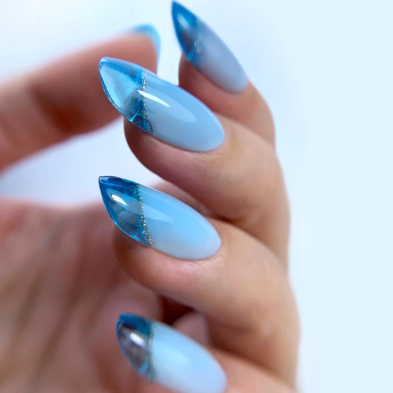 Strong Iron Gel, Crystal Blue, 8 ml