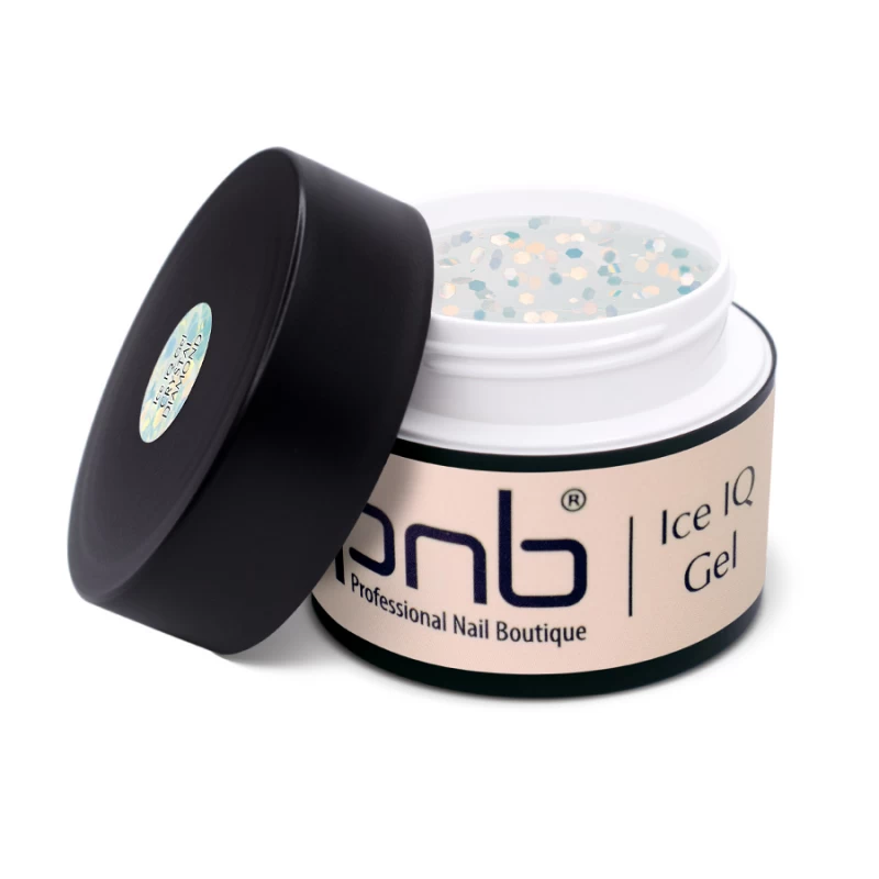 Низькотемпературний прозорий гель / UV/LED Ice IQ Gel, Crystal Diamond,PNB, 50 ml