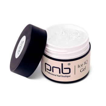 Низькотемпературний прозорий полігель / UV/LED Ice IQ Gel, Crystal PNB, 15 ml