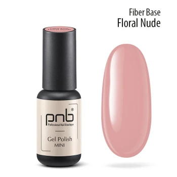 База с нейлоновыми волокнами Fiber Base PNB, Floral Nude 4 мл База с нейлоновыми волокнами Fiber Base PNB, Floral Nude 4 мл