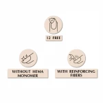 Восстанавливающая база с нейлоновыми волокнами Revital Fiber Base PNB, Clear, HEMA FREE, 17 мл