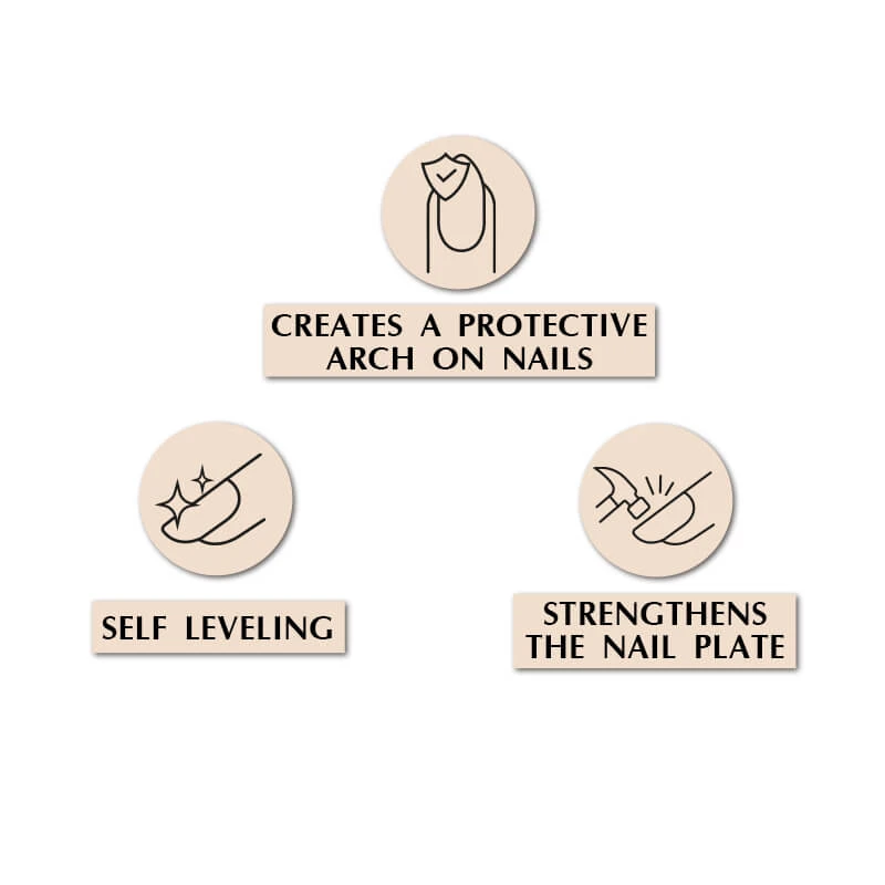 База з нейлоновими волокнами Fiber Base PNB, прозоро-рожева, 4 мл