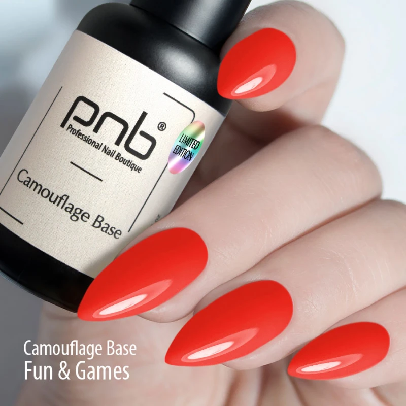 Камуфлююча база PNB, Розваги та ігри, червоний, 8 мл