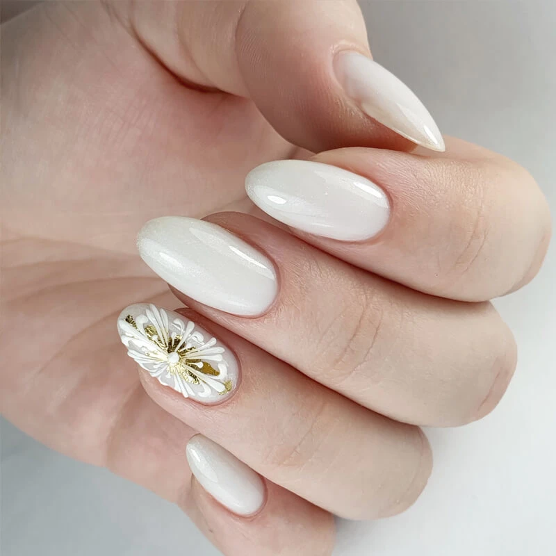 Гель паста PNB барельєф / UV / LED Gel Paste Bas-Relief (біла), 5 мл