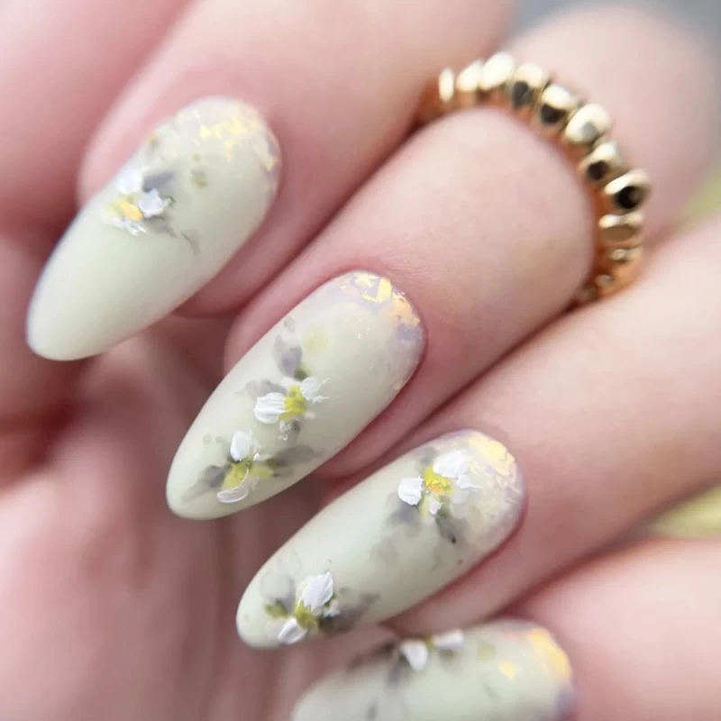 Низькотемпературний жовто-фісташковий гель / UV/LED Ice IQ Gel, Molucella PNB, 15 ml
