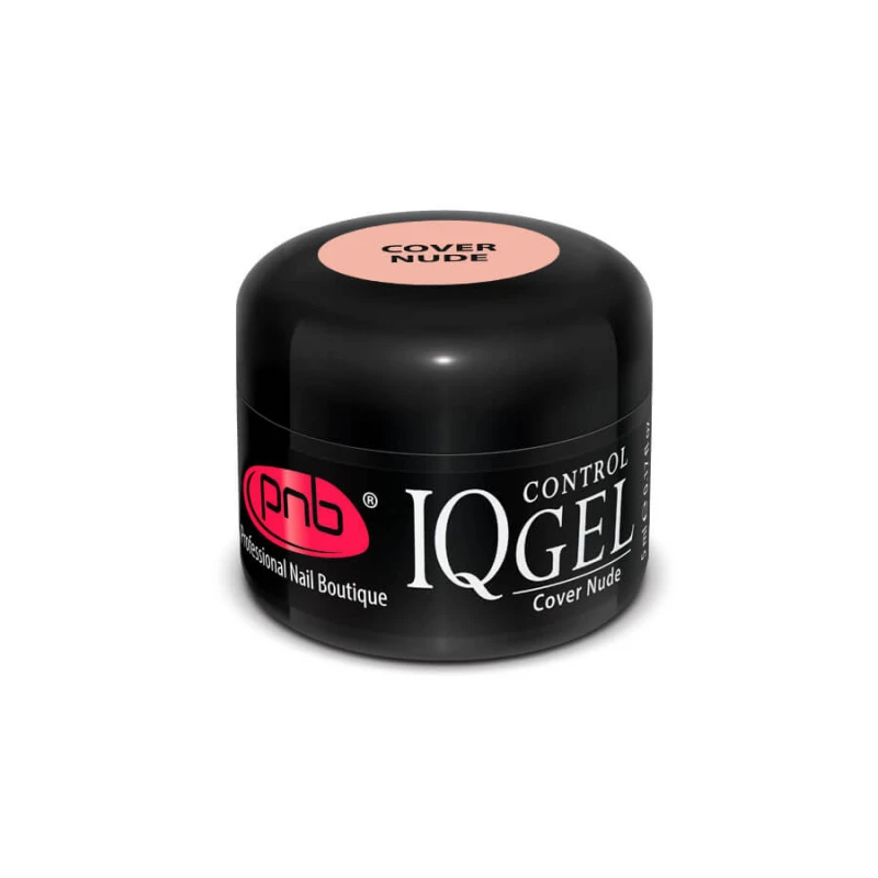 IQ Control Gel Cover Nude / Камуфлюючий нюдовий, бежево-рожевий гель 5 ml