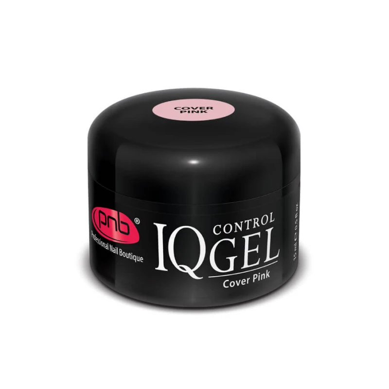 IQ Control Gel Cover Pink / Камуфлюючий холодний рожевий гель PNB 15 ml