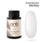 Восстанавливающая база с нейлоновыми волокнами Revital Fiber Base PNB, Молочный белый, HEMA FREE, 30 мл