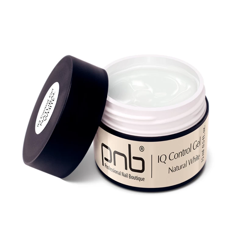 IQ Control Gel Natural White / Непрозорий, натуральний білий гель PNB 15 ml