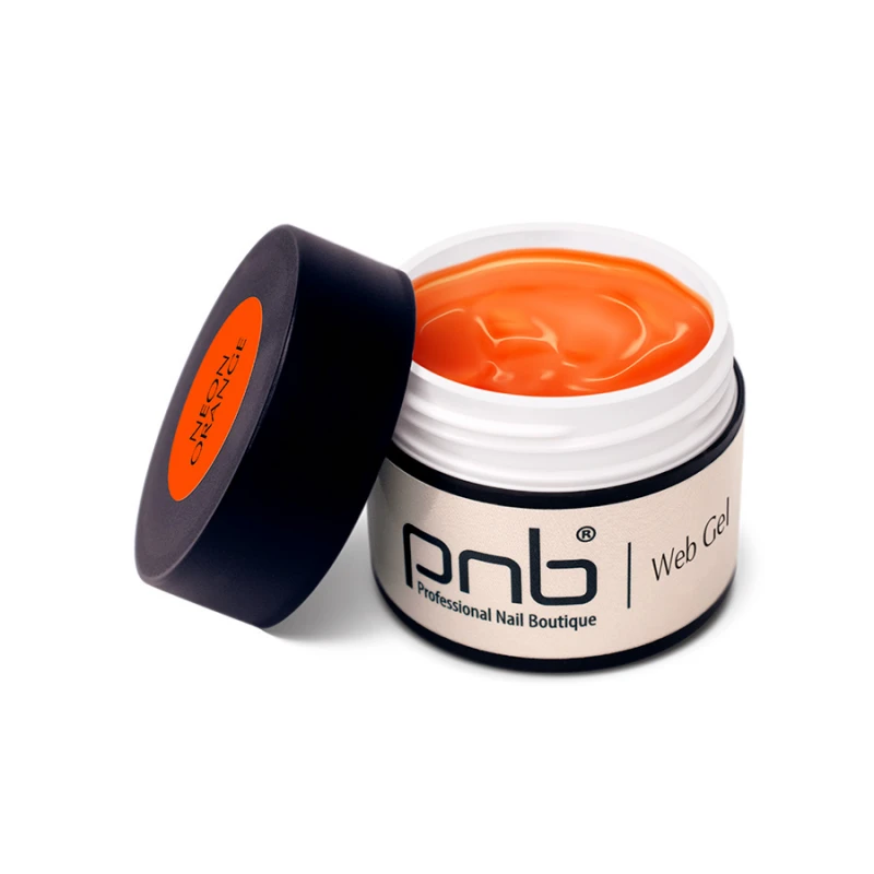 Гель павутинка PNB помаранчева, неон