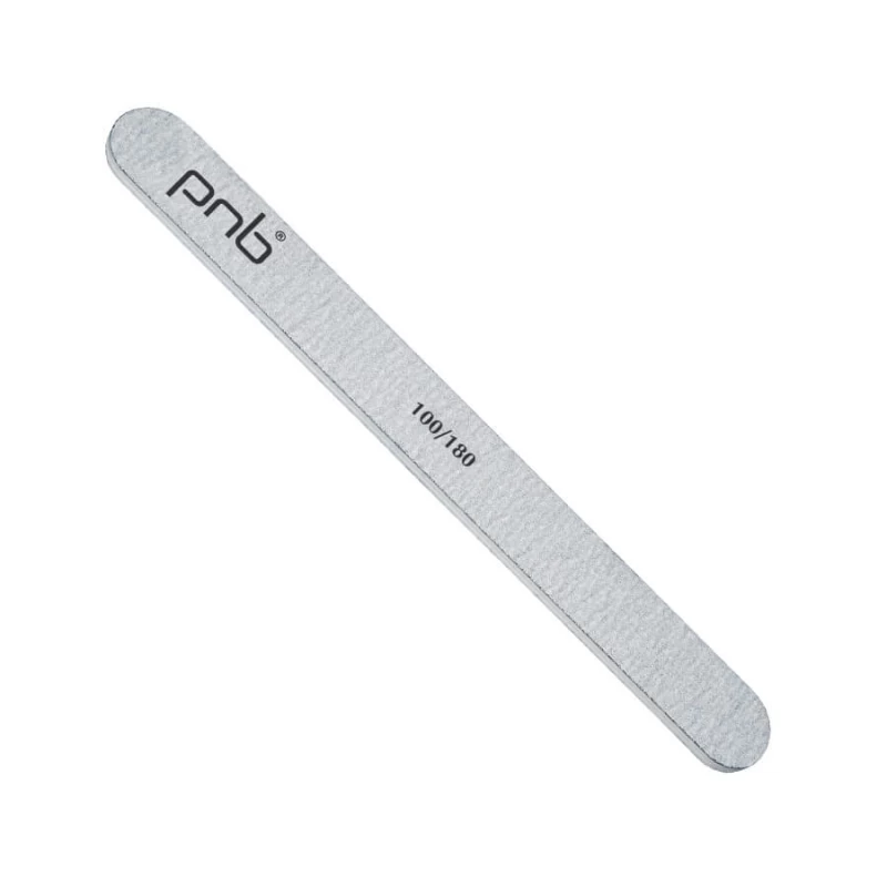 Пилка для ногтей PNB 100/180 Gray, прямая