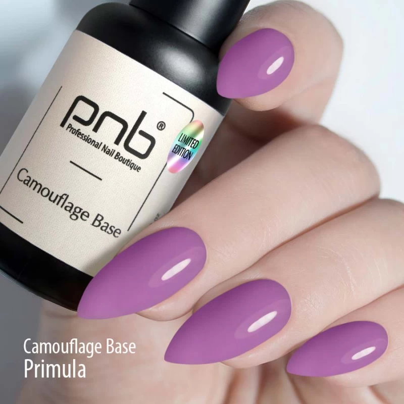 Камуфлююча база PNB, Первоцвіт, рожева, 8 мл