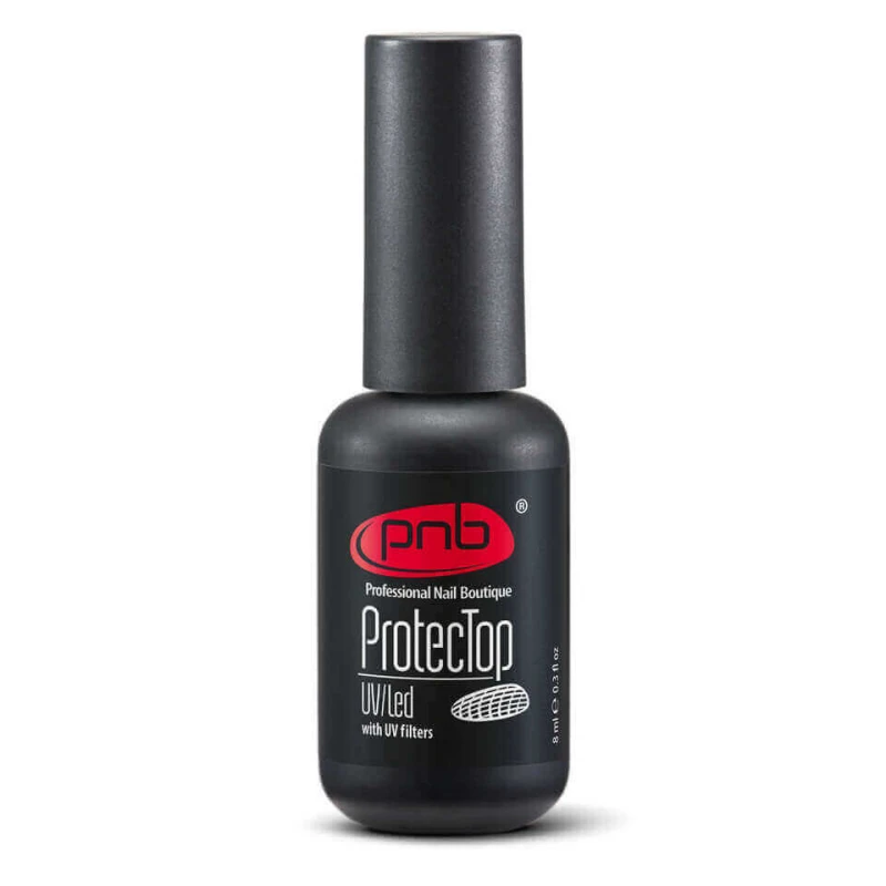 ProtecTop Coat PNB 8 ml UV/LED / Закріплювач для гель-лаку з УФ-фільтром