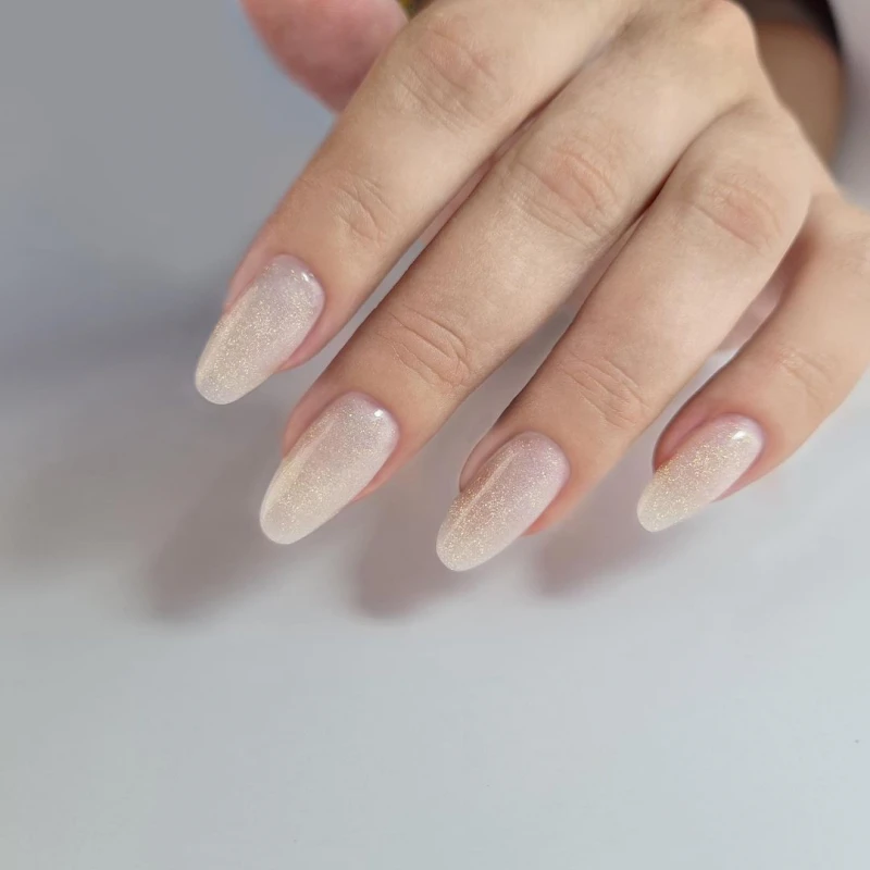 Низькотемпературний молочно-рожевий гель / UV/LED Ice IQ Gel, Sparkling Rose PNB, 50 ml