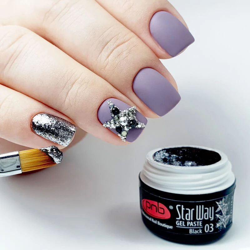 Гель паста PNB «Star Way», 03 Чорна, 5 мл