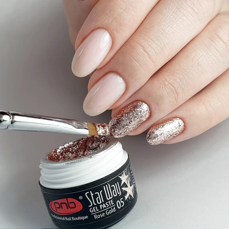 Гель паста PNB «Star Way», 05 Рожеве золото, 5 мл
