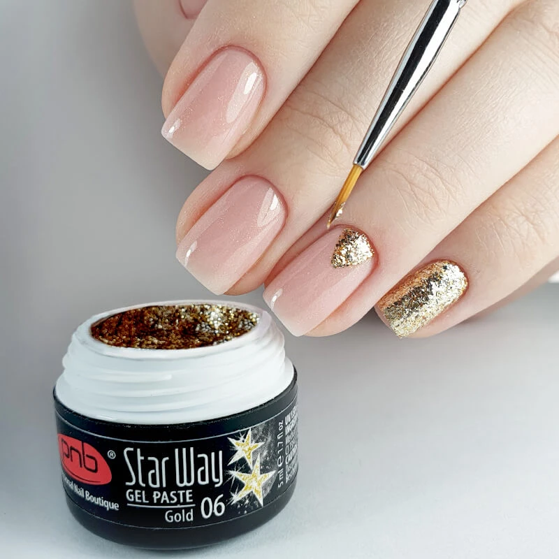 Гель паста PNB «Star Way», 05 Рожеве золото, 5 мл