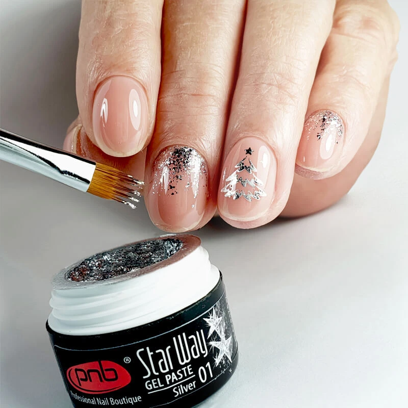Гель паста PNB «Star Way», 01 Срібло, 5 мл