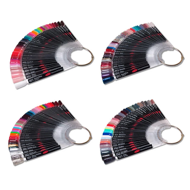 Палітра PNB на типсах (001-295 колір) за тональністю