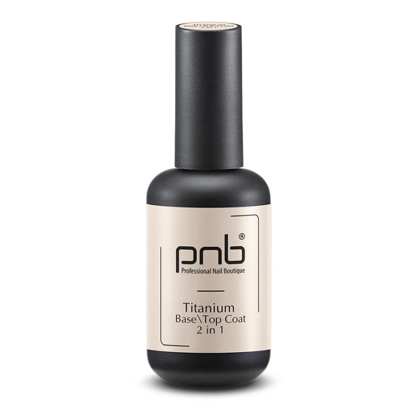 Титанове покриття 2-в-1 PNB 17 мл / UV Titanium Base/Top Coat 2 in 1