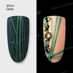 Гель павутинка зелений PNB / UV / LED Web Gel Green