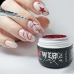 Гель павутинка червоний PNB / UV / LED Web Gel Red